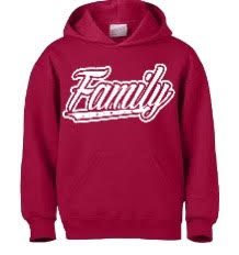 Crimson Family Hoodie